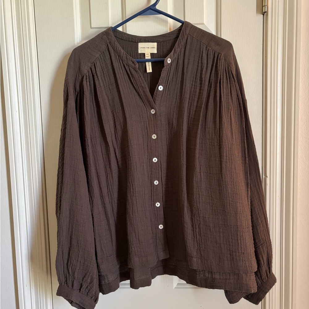 Laude the Label Gauze Blouse